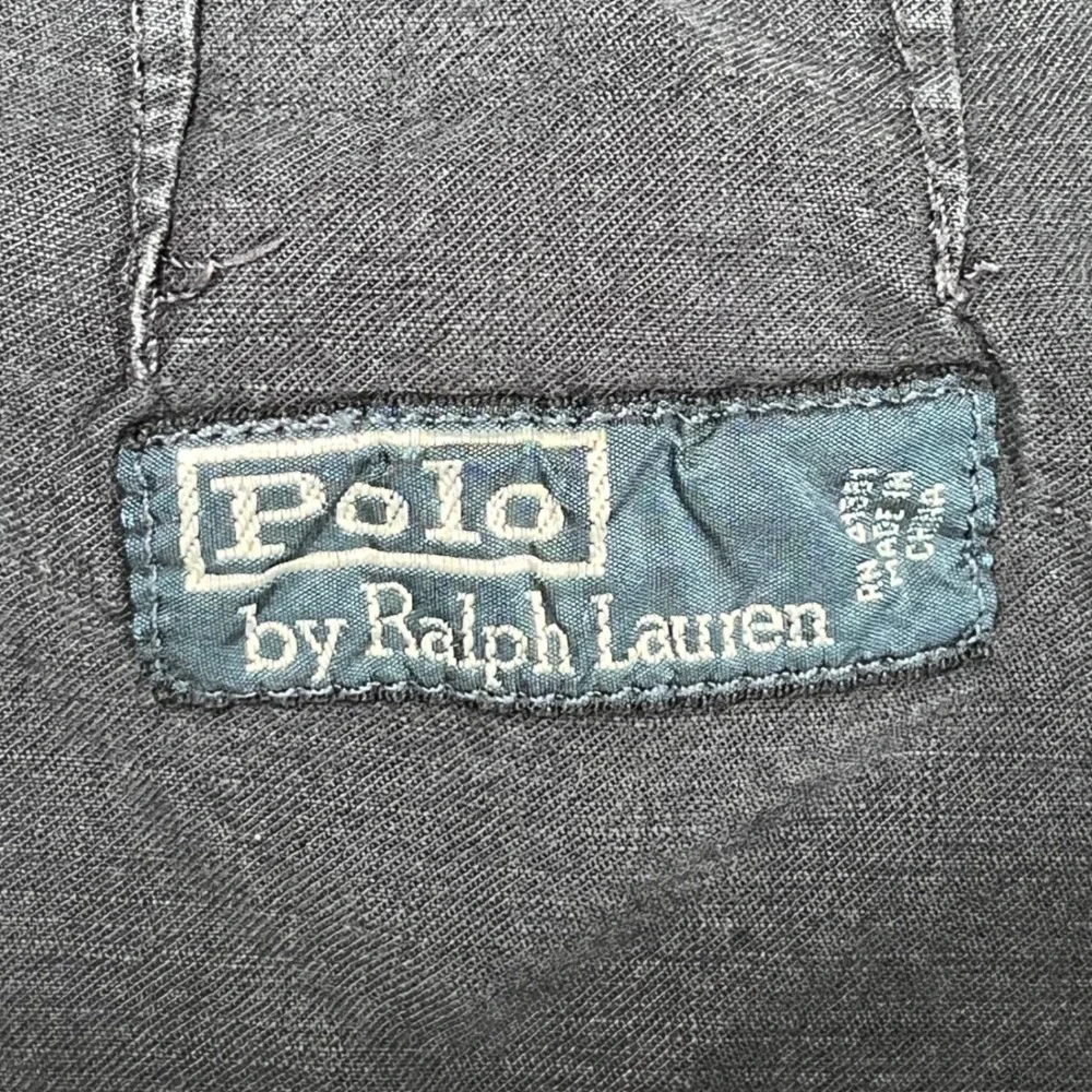 Vintage Polo Ralph Lauren Carpenter Shorts Men 38 Navy Utility Distressed‎ Y2K